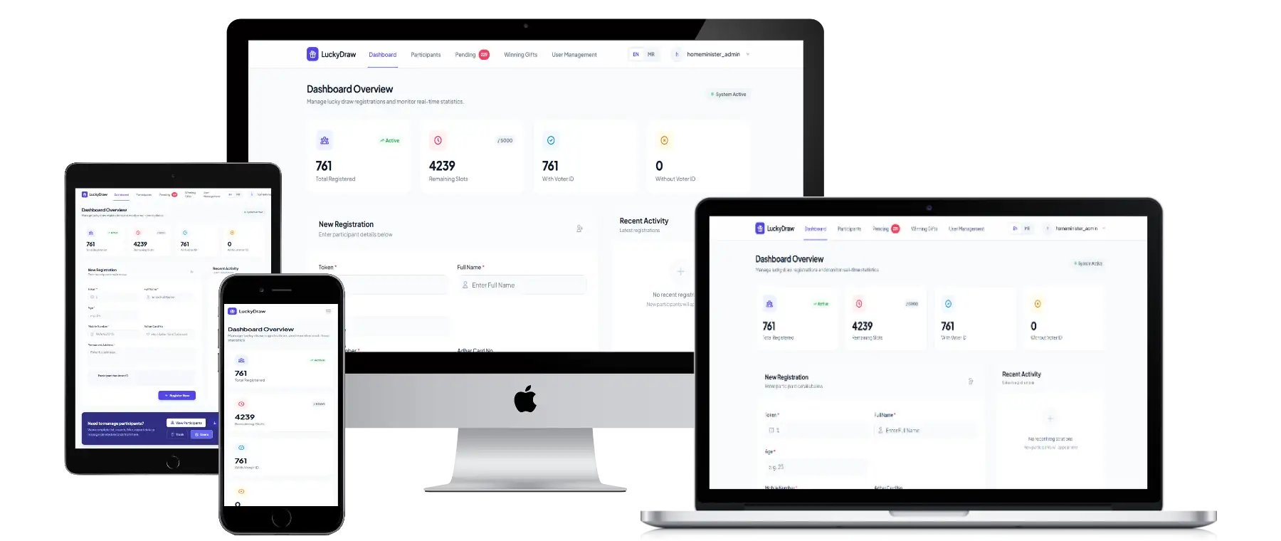 Lucky Draw & Event Management Platform