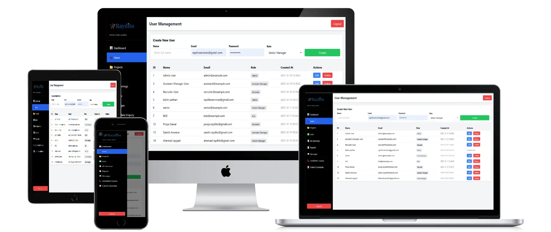 Role-Based Task Management System